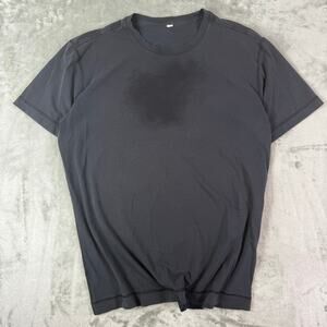 Lululemon men’s black athletic workout shirt size m-L
